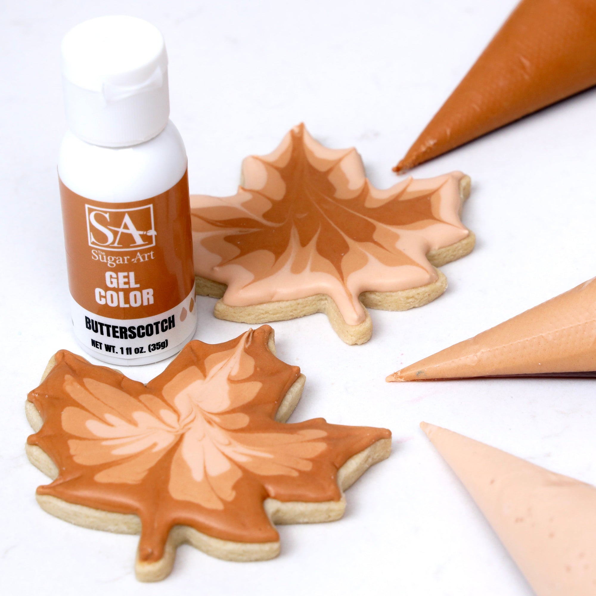 Gel Color Butterscotch Sugar Art Gel Color