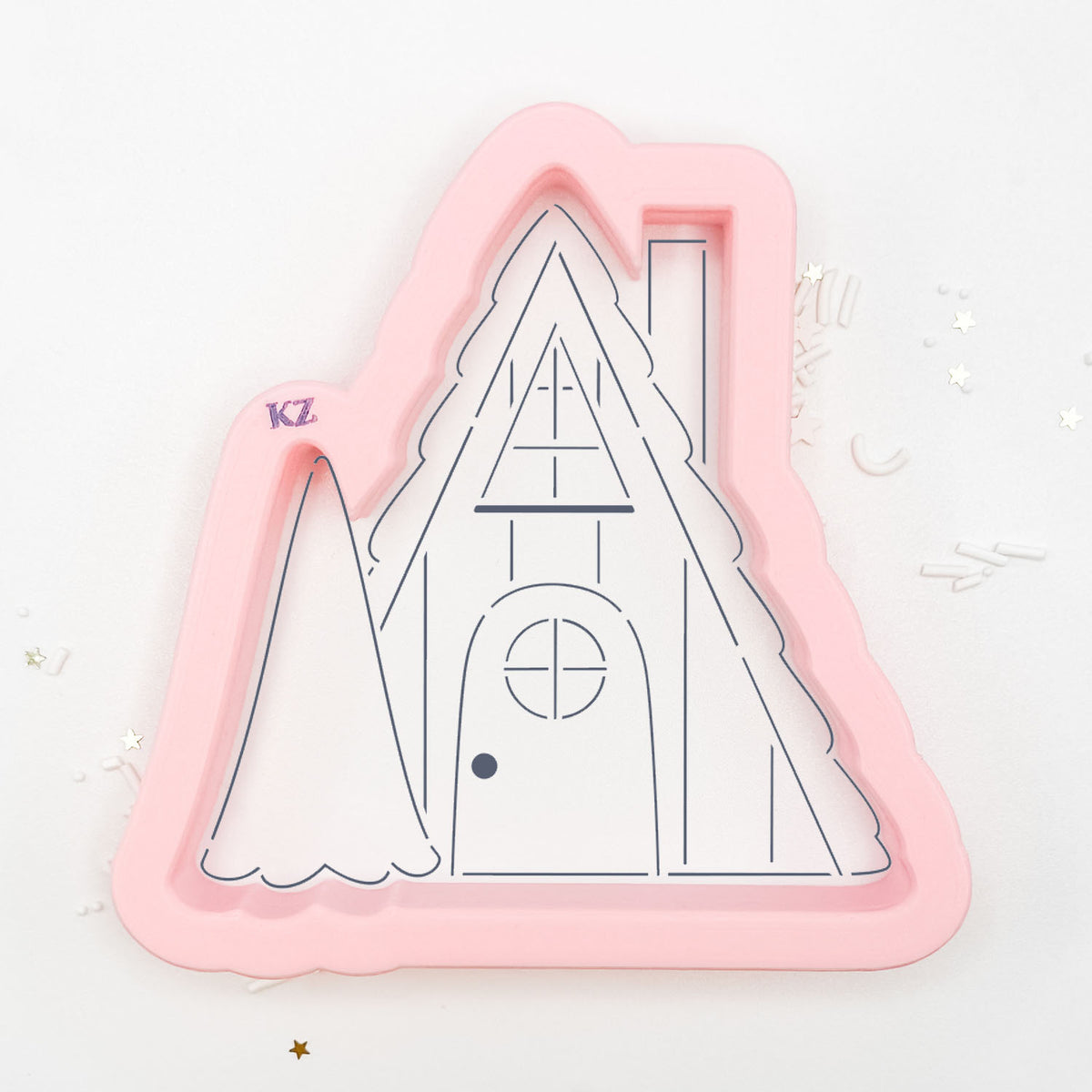 Cookie Cutters A-Frame House with Tree Cutter/Stencil