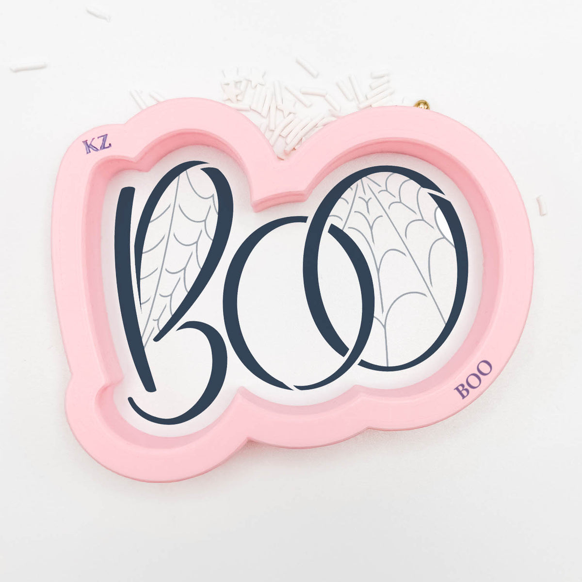 Cookie Cutters BOO Spiderwebs Hand Lettered