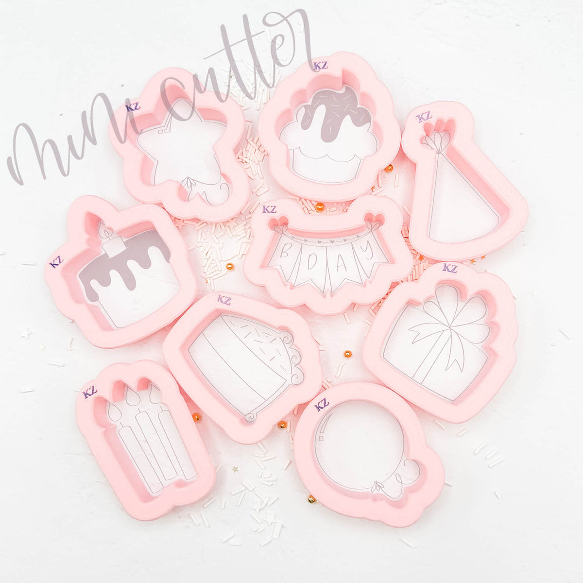 Cookie Cutters Birthday Mini Cutter Set