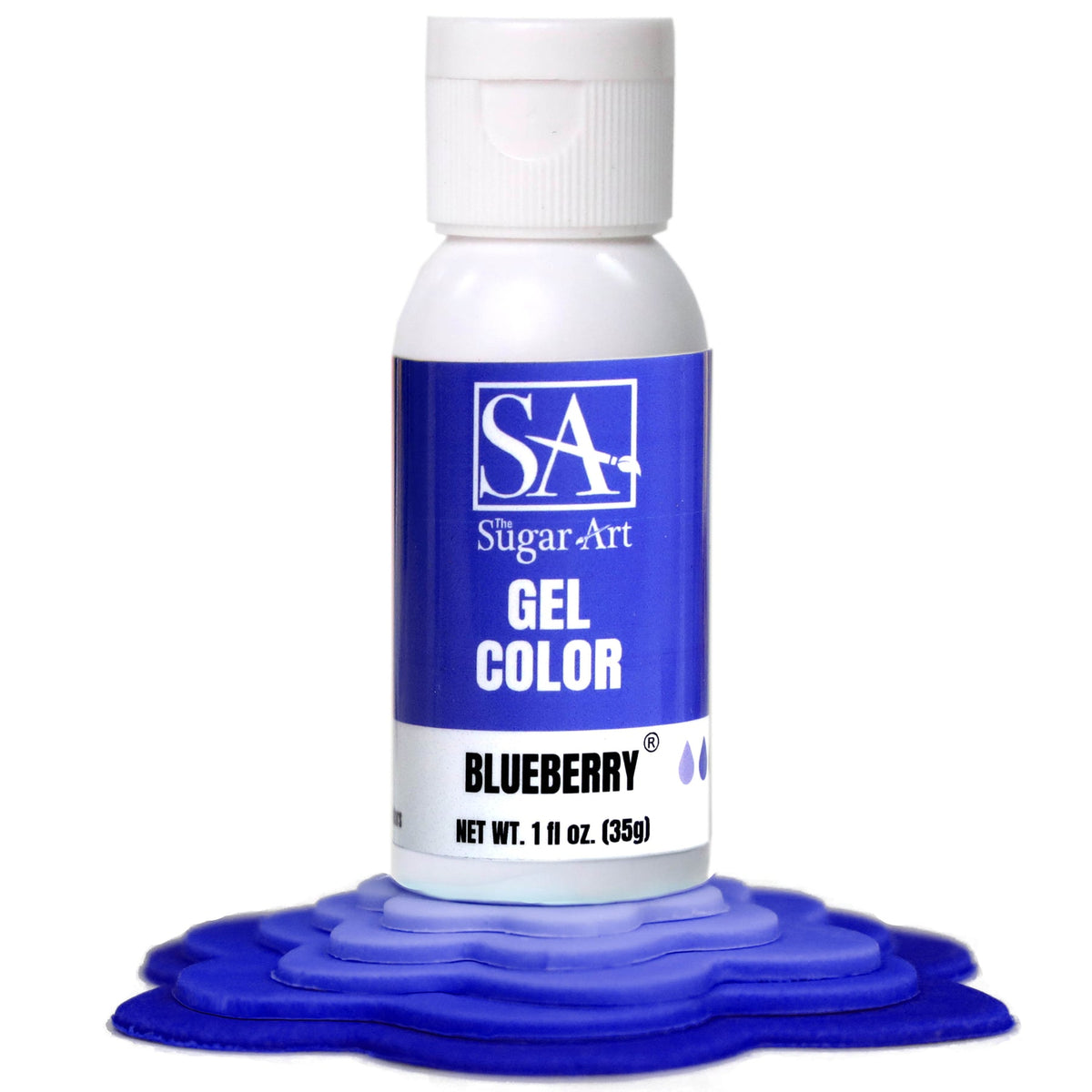 Gel Color Blueberry Sugar Art Gel Color