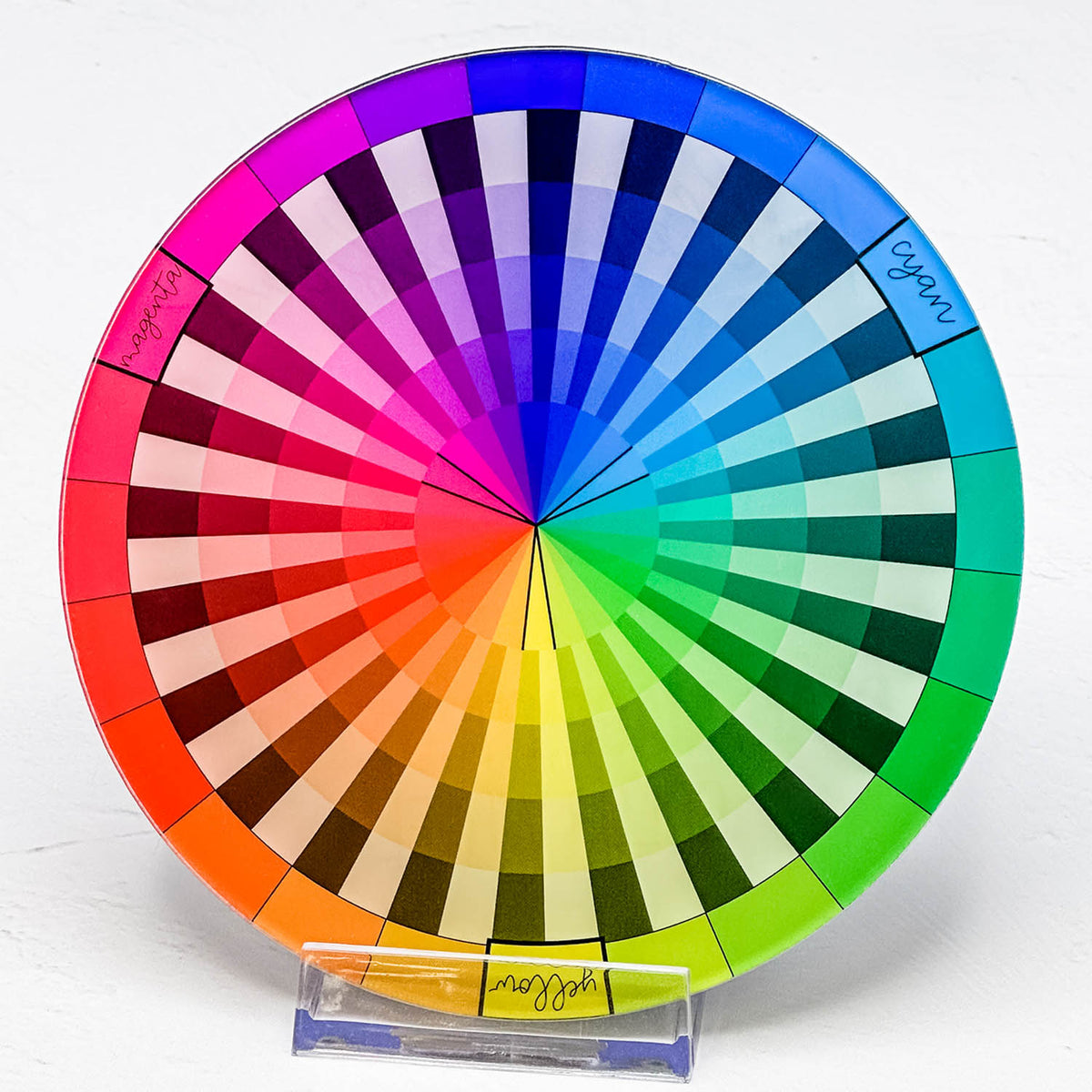 Booklet CMY Acrylic Color Wheel