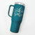 Supplies Teal Satin Stainless Steel 40 oz. Tumbler with Handle