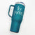 Supplies Teal Satin Stainless Steel 40 oz. Tumbler with Handle