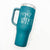 Supplies Teal Satin Stainless Steel 40 oz. Tumbler with Handle