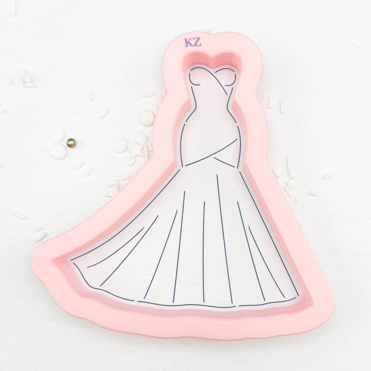 Cookie Cutters The Ginger Wedding Dress Cutter/Stencil