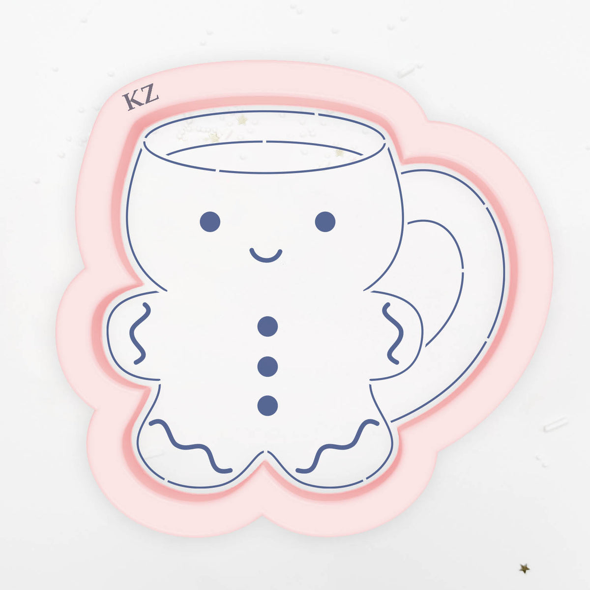 Cookie Cutters Gingerbread Man Mug Cutter/Stencil