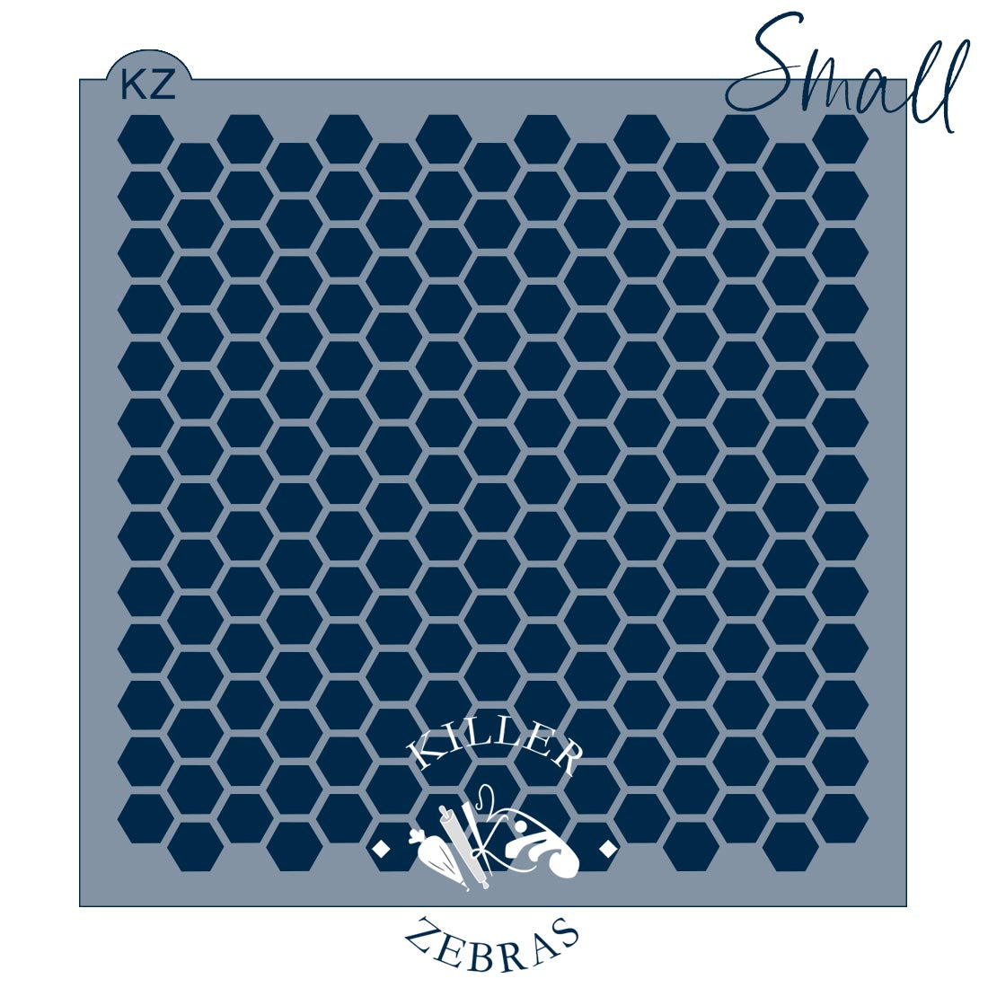 5.5 x 5.5 Stencil Honeycomb Stencil