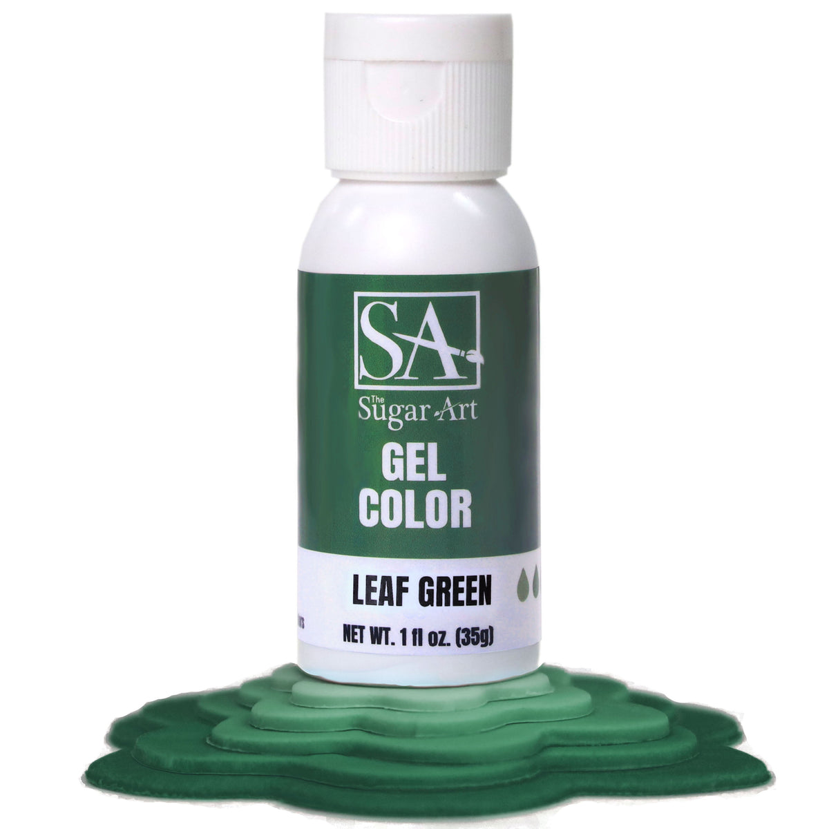 Gel Color Leaf Green Sugar Art Gel Color