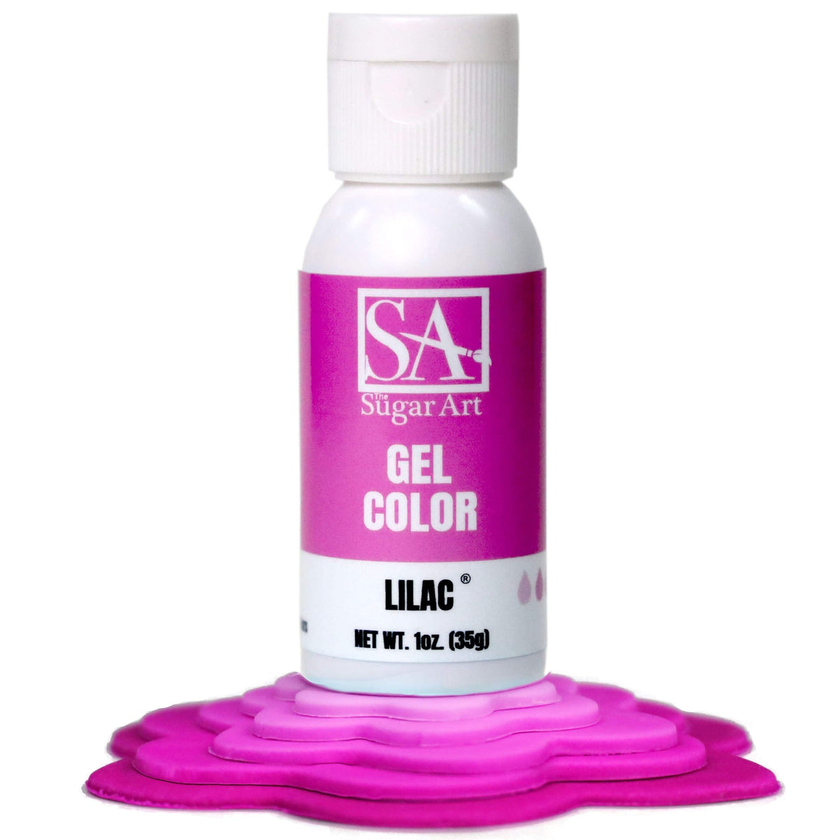 Gel Color Lilac Sugar Art Gel Color