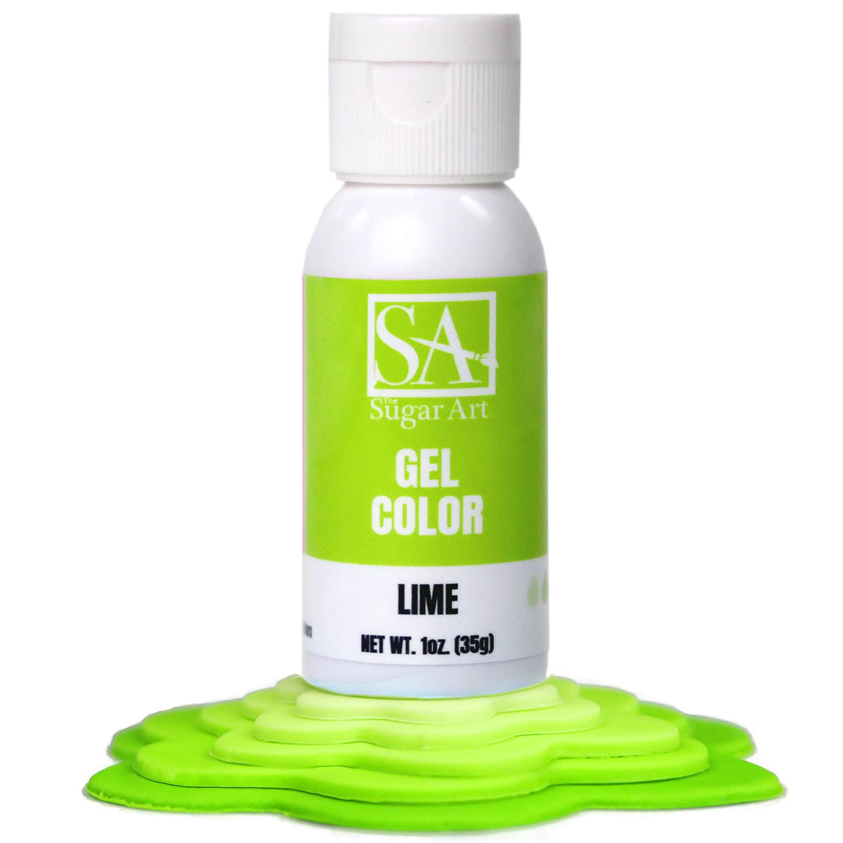 Gel Color Lime Sugar Art Gel Color