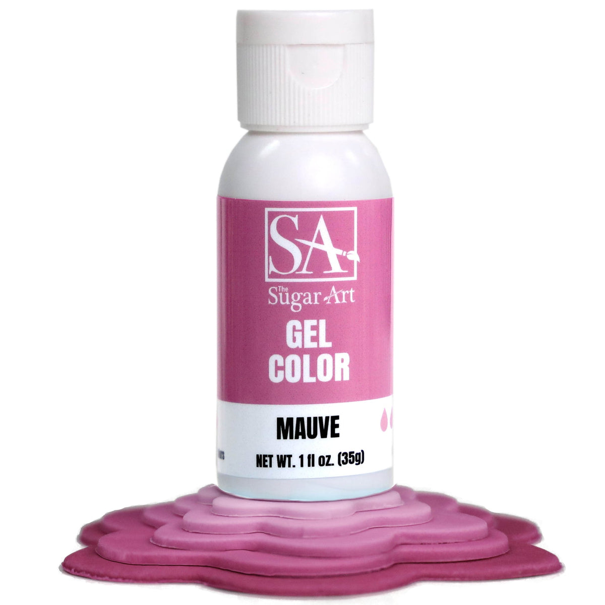 Gel Color Mauve Sugar Art Gel Color