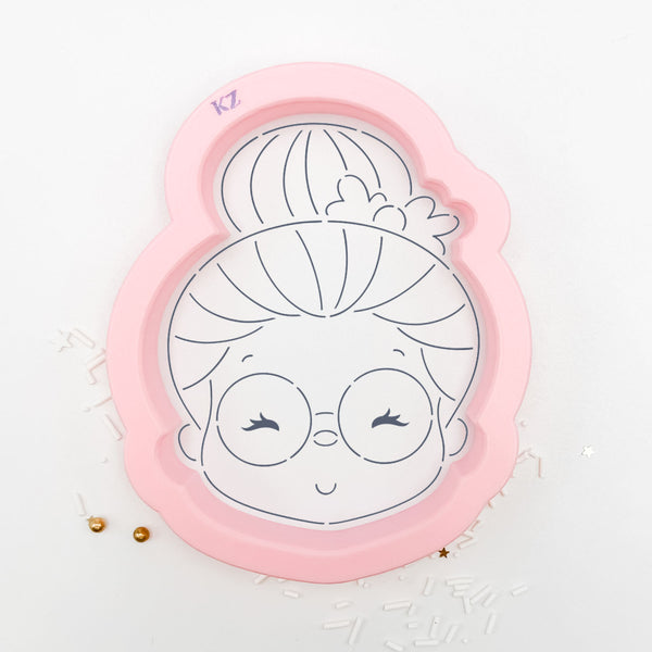 The Claire Mermaid Stencil Cutter Combo By Killer Zebras  Bee's Baked Art  Supplies and Artfully Designed Creations