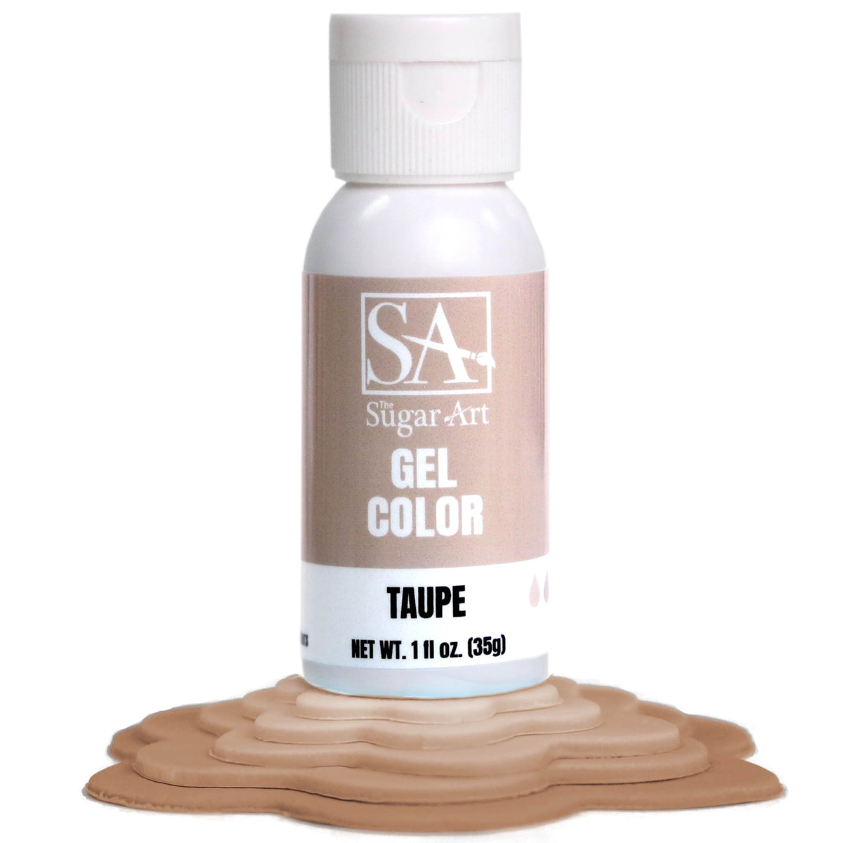 Gel Color Taupe Sugar Art Gel Color