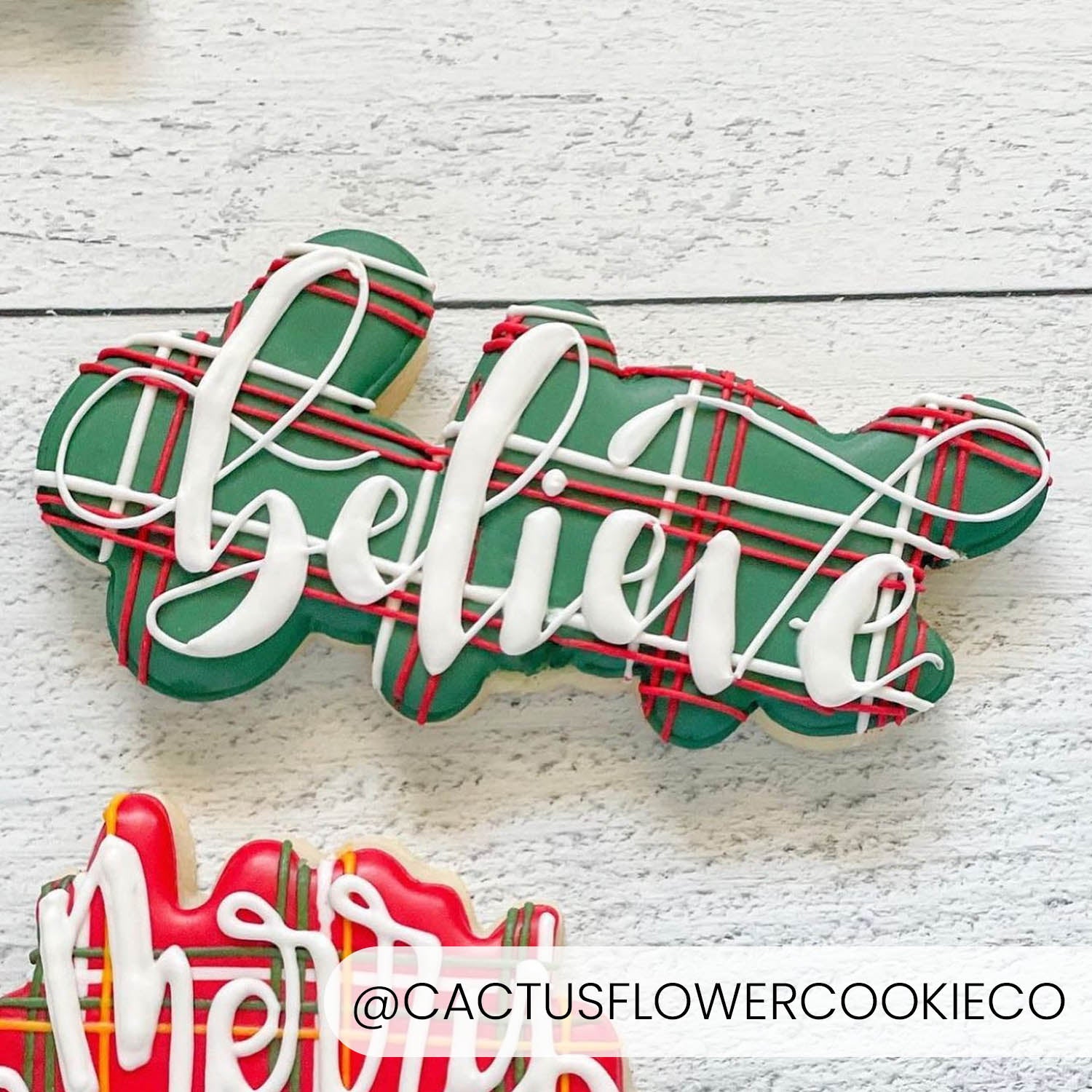 Cookie Cutters Believe Hand Lettered