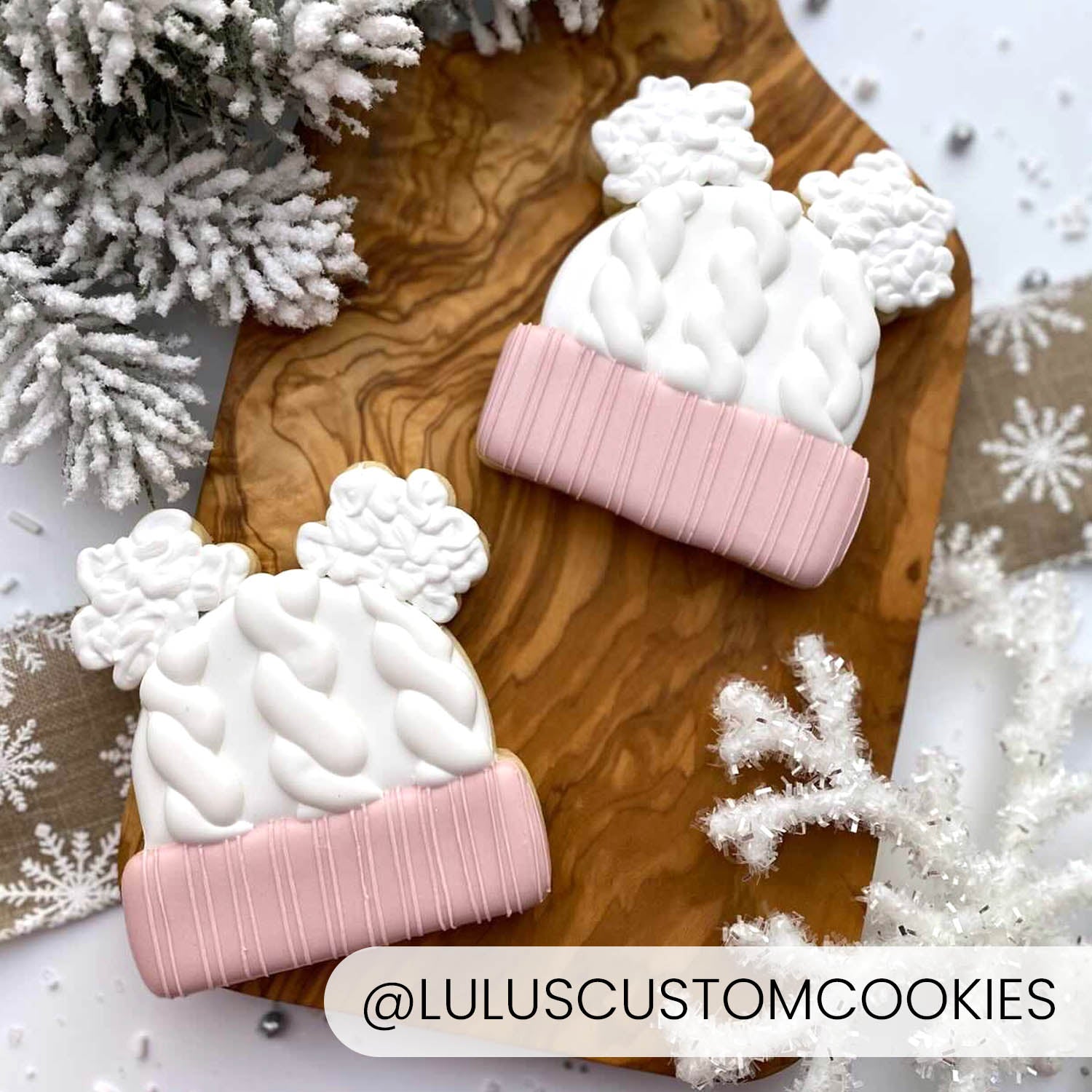 Cookie Cutters Double Pom Hat Cutter