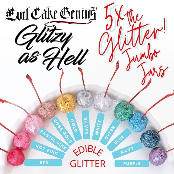 Glitzy as Hell White Glitzy as Hell Edible Glitter