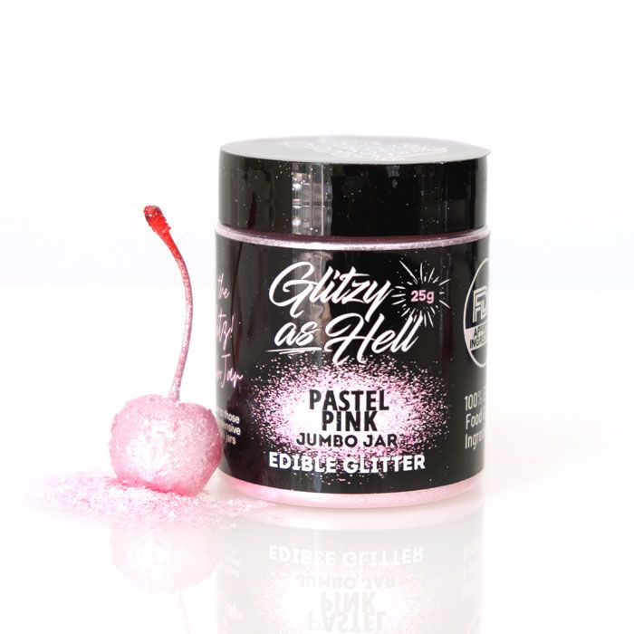 Glitzy as Hell Pastel Pink Glitzy as Hell Edible Glitter