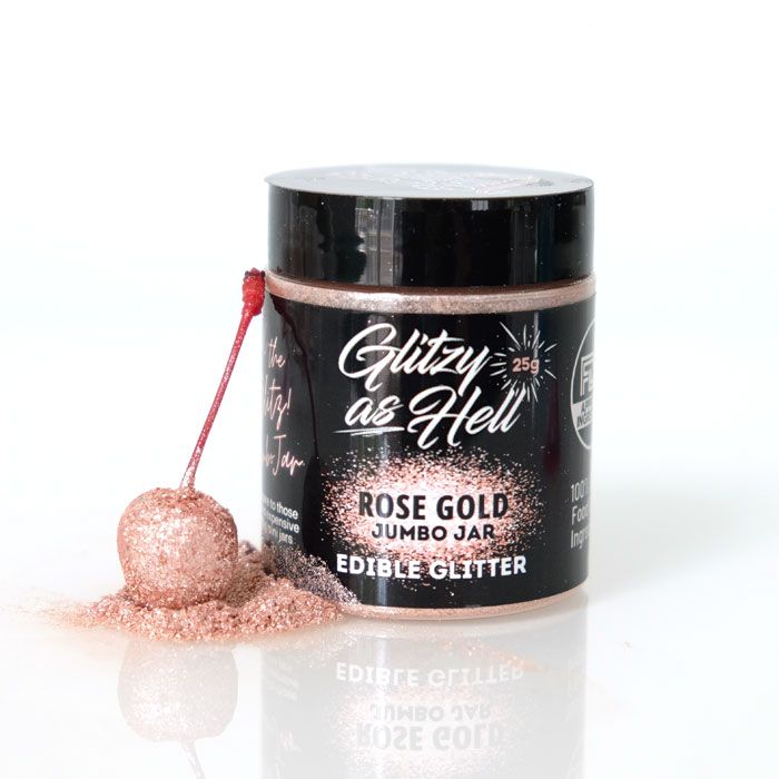 Glitzy as Hell Rose Gold Glitzy as Hell Edible Glitter