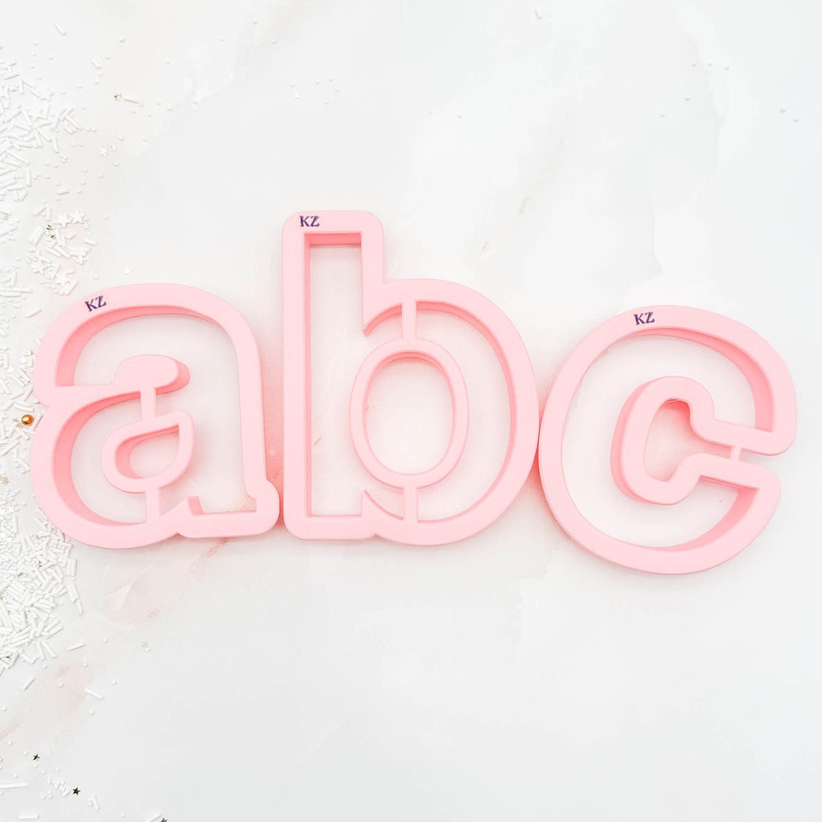 Cookie Cutters Helvetica Lowercase Alphabet Cutters