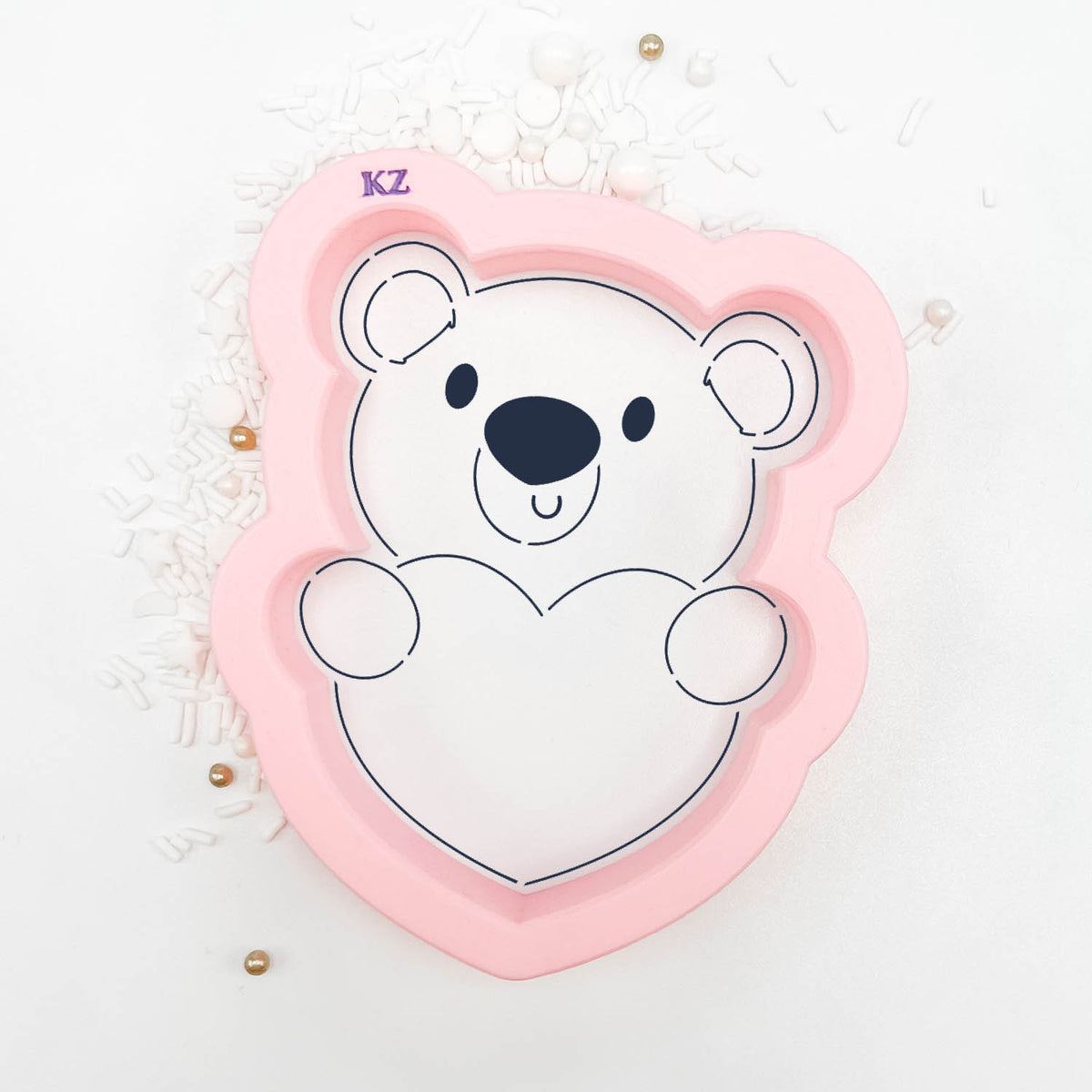 Cookie Cutters Bear with Heart Cutter/Stencil