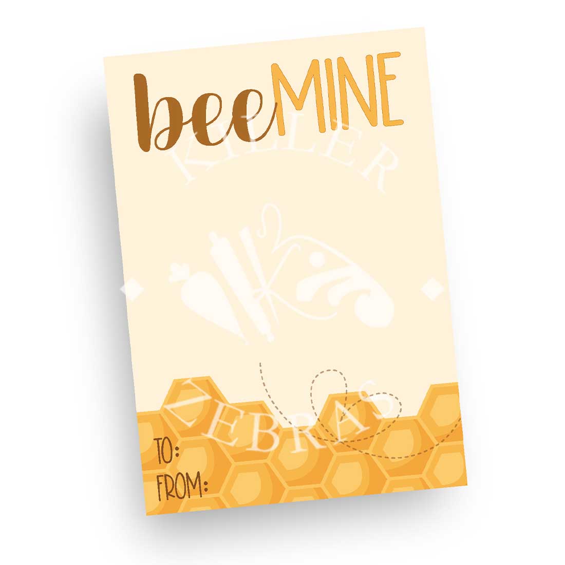 Digital Download Bee Mine Printable Card - Digital Download