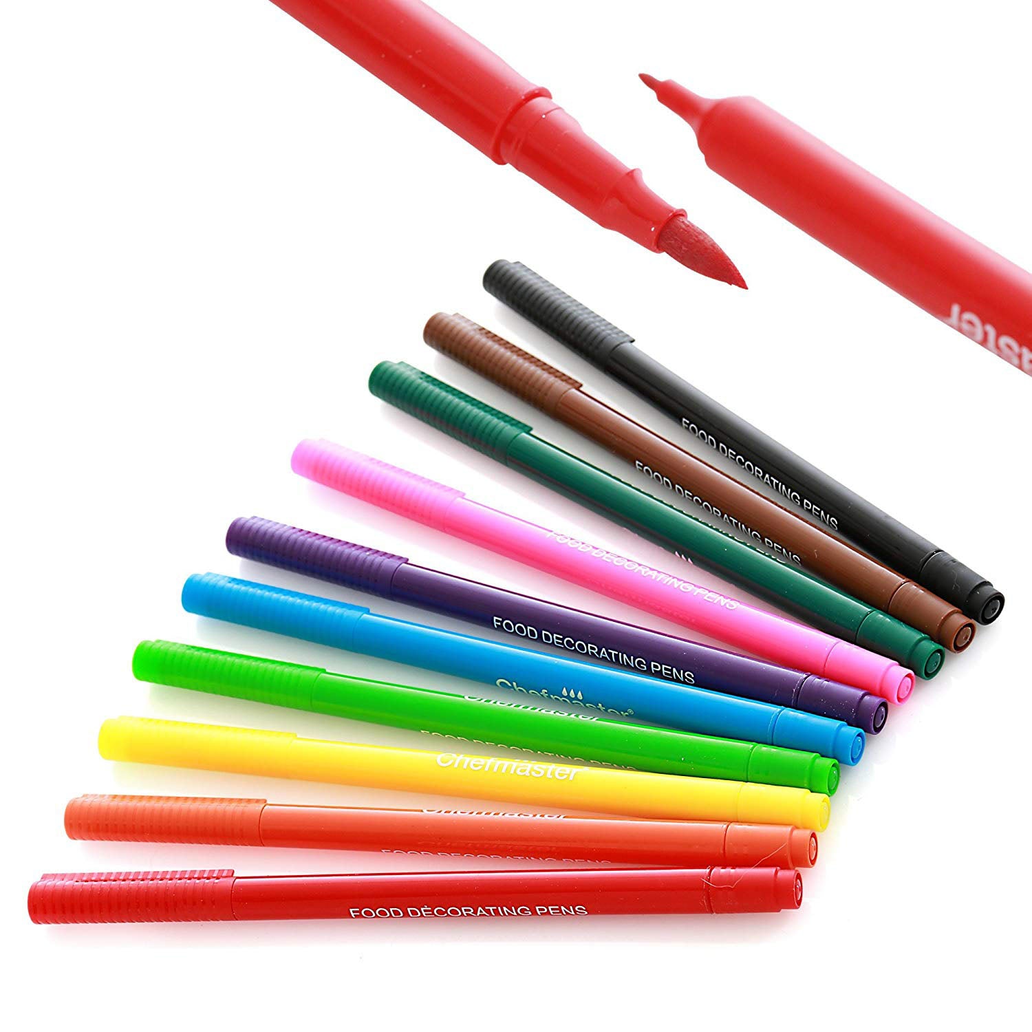 Liqua Gel Chefmaster Food Decorating Pens Set of 10