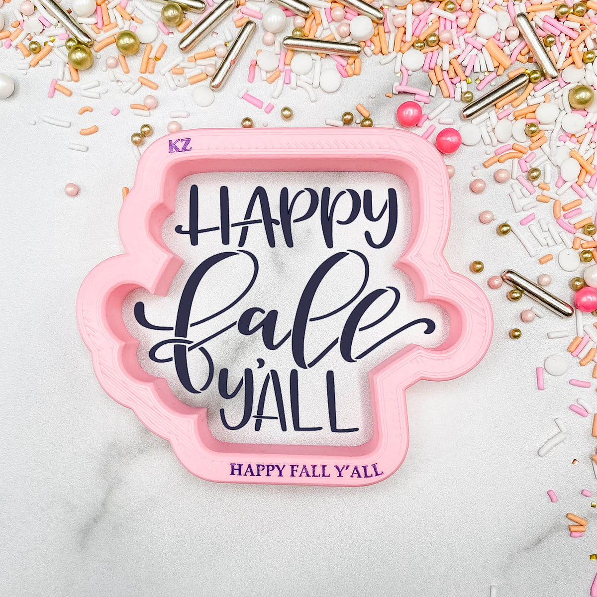 Cookie Cutters Happy Fall Y&#39;all Hand Lettered