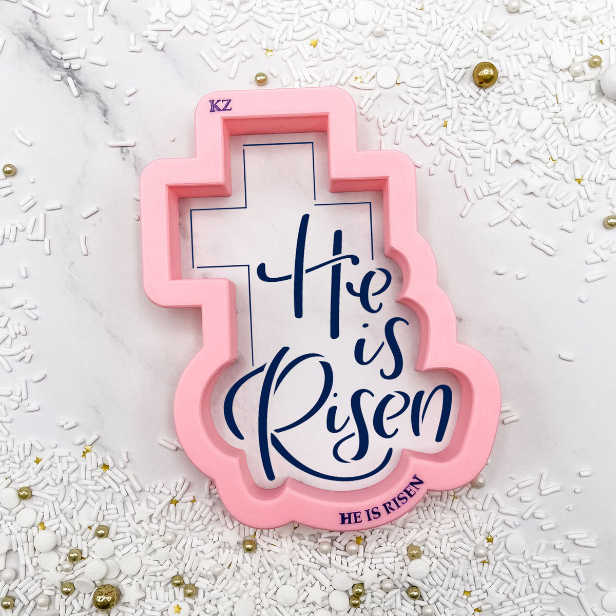 Cookie Cutters He Is Risen Hand Lettered