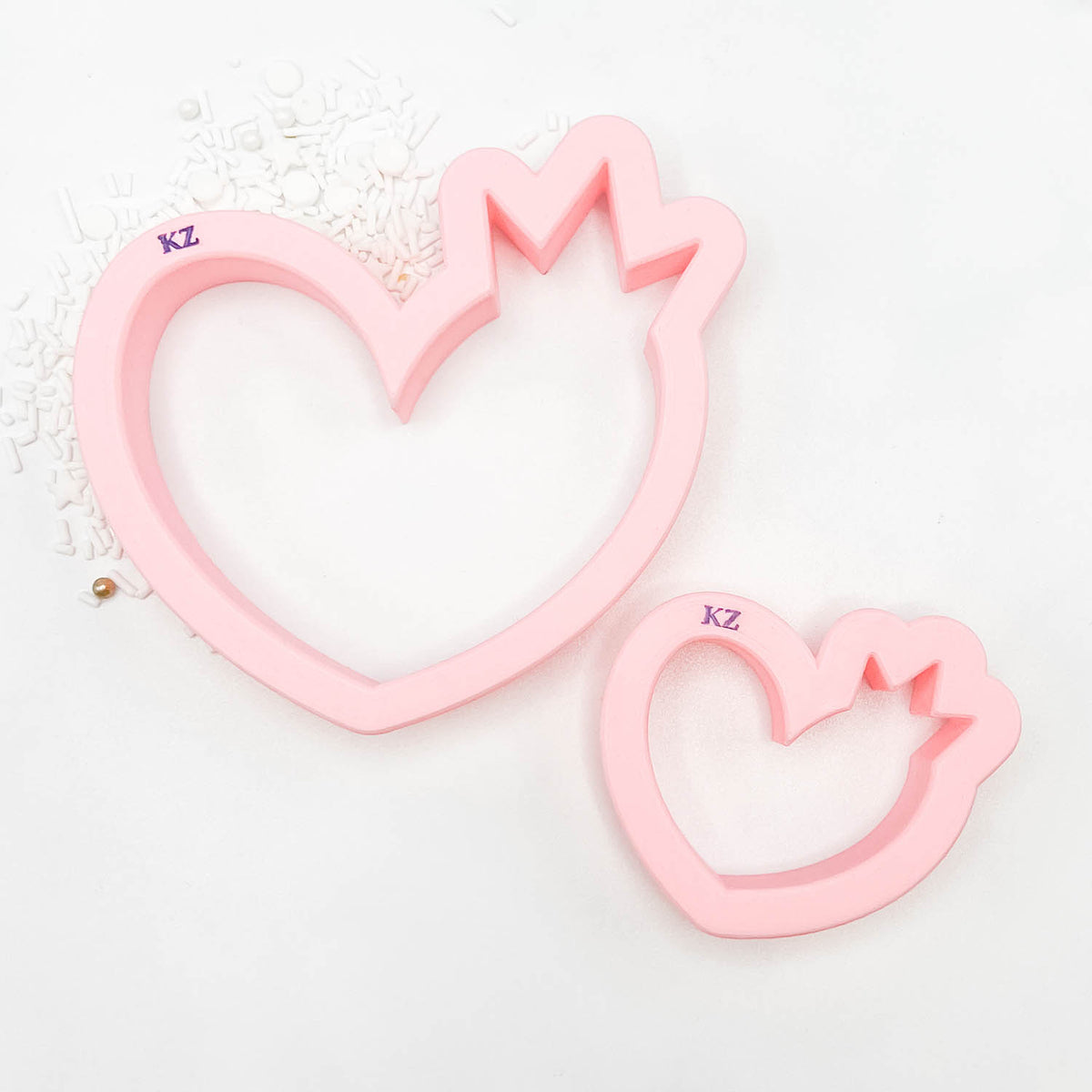 Cookie Cutters Heart with Crown Cutter