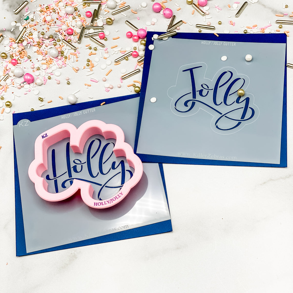 Cookie Cutters Holly/Jolly Hand Lettered