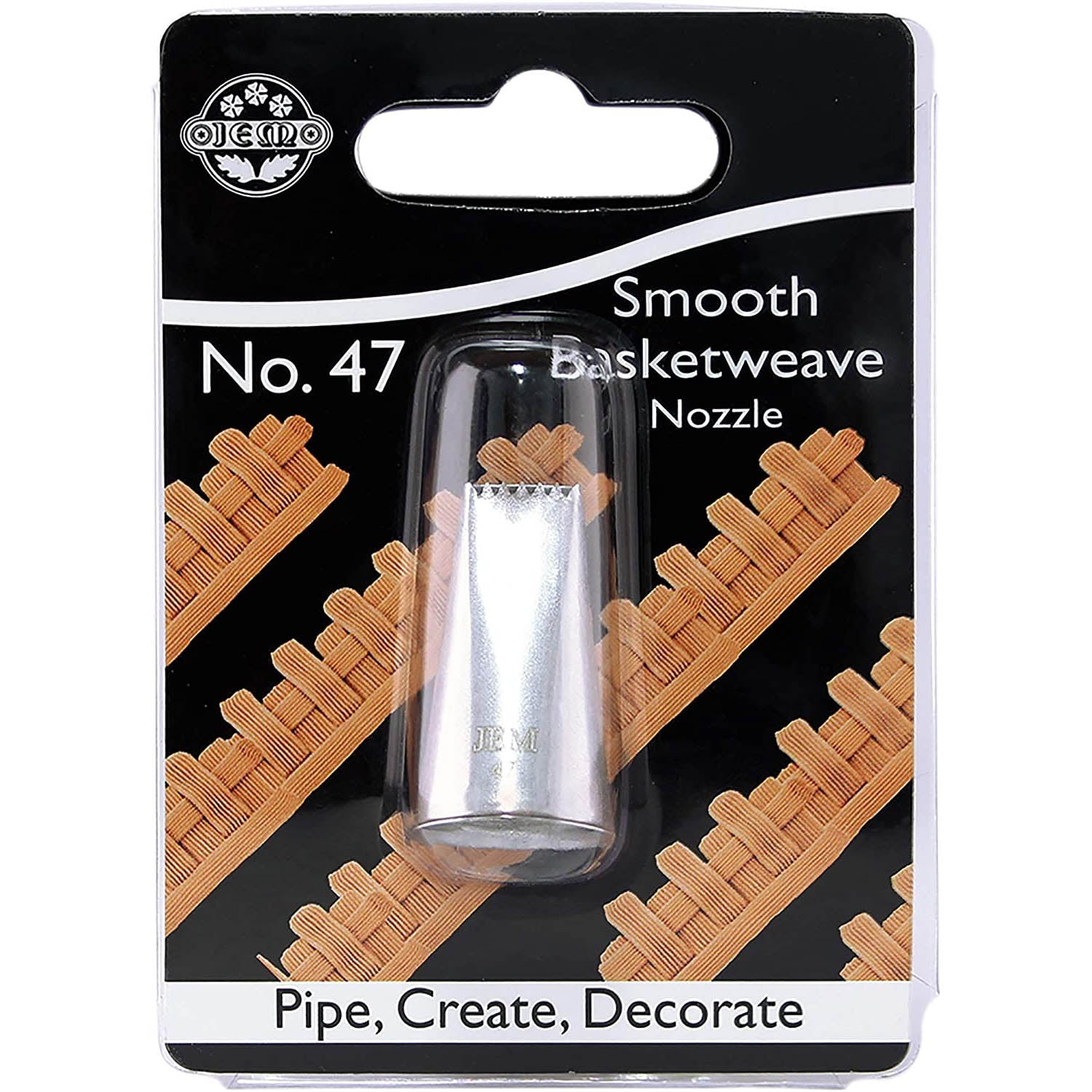 Supplies JEM Smooth/Ribbed Basketweave Tip #47