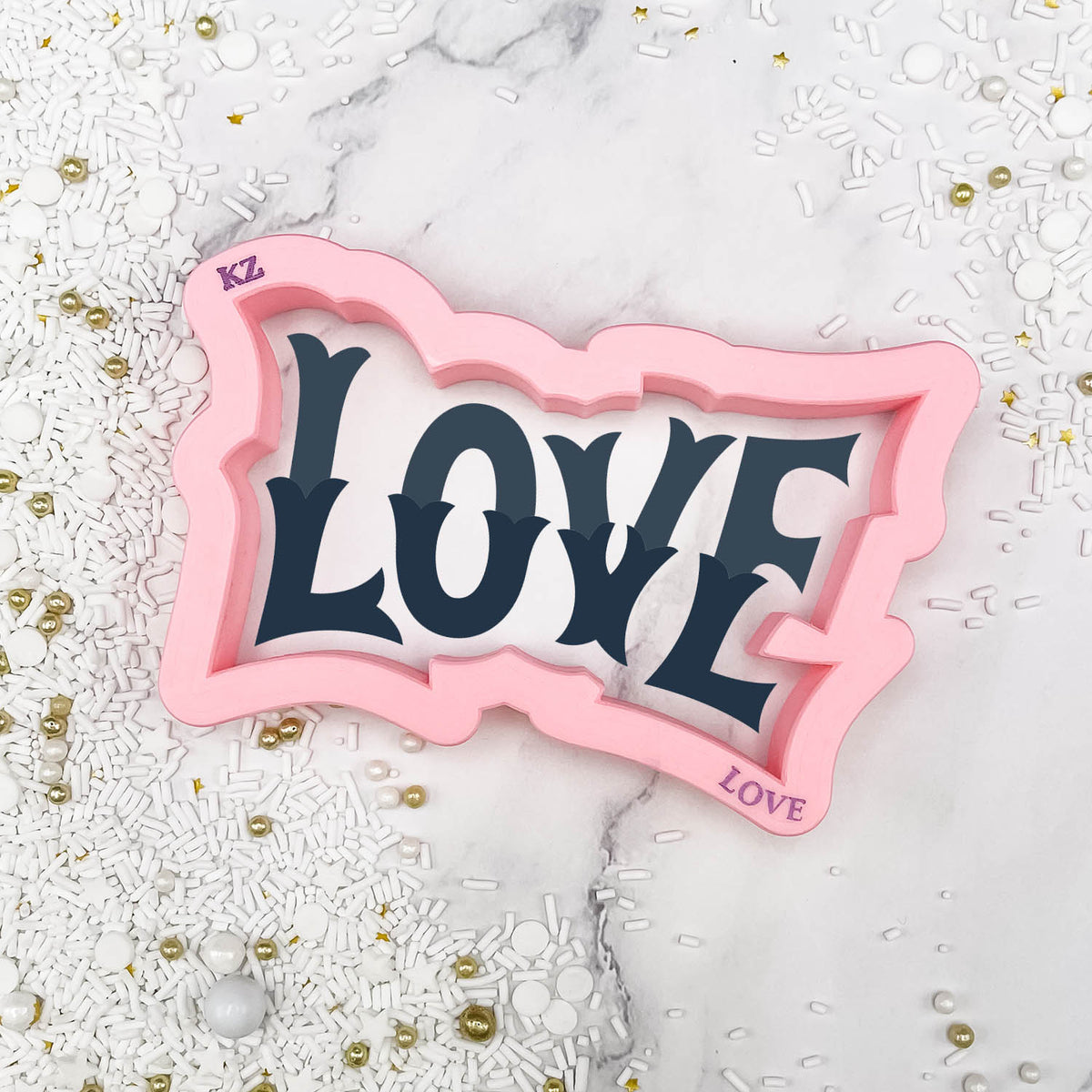 Cookie Cutters Love (Style 2) Lettered