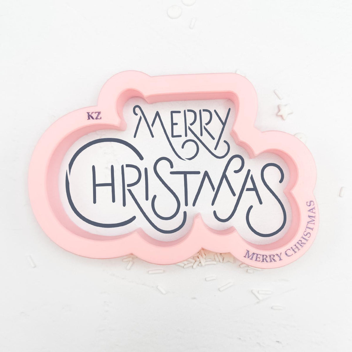 Cookie Cutters Merry Christmas (Style 2) Lettered