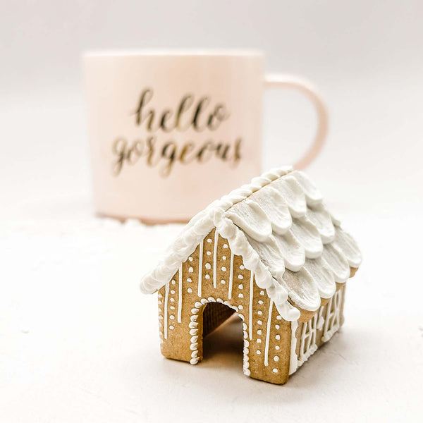 Tiny Gingerbread House Mug Hugger Cutter Set - Evil Cake Genius