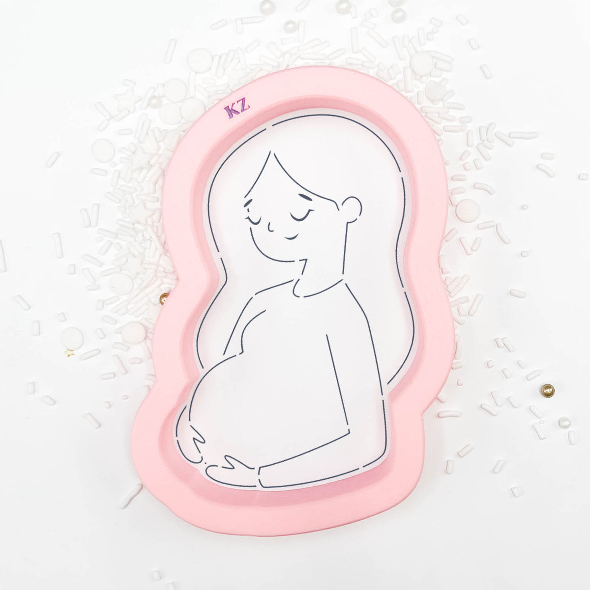 Cookie Cutters Pregnant Woman Cutter/Stencil