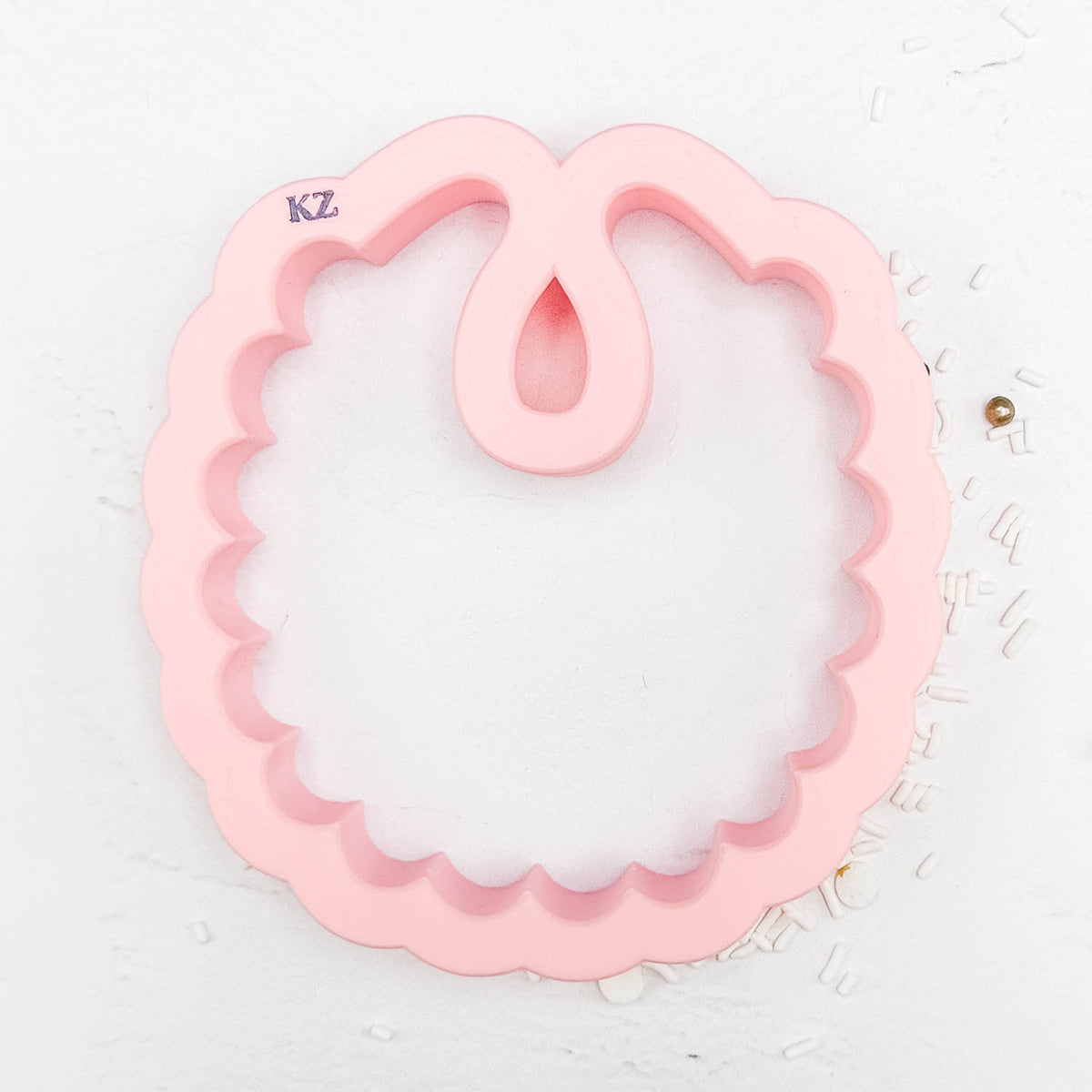 Cookie Cutters Ruffled Baby Bib Cutter