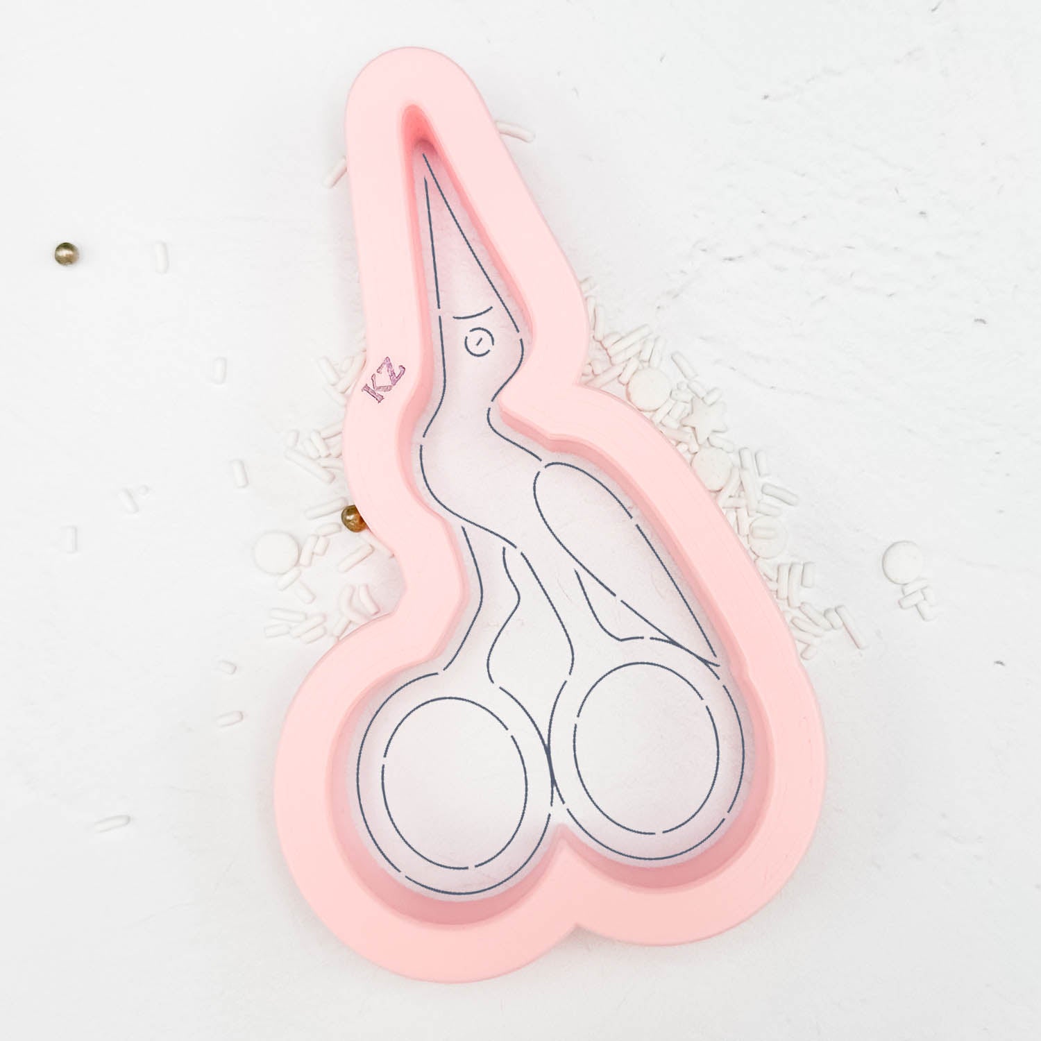 Neon Pink Stork Scissors