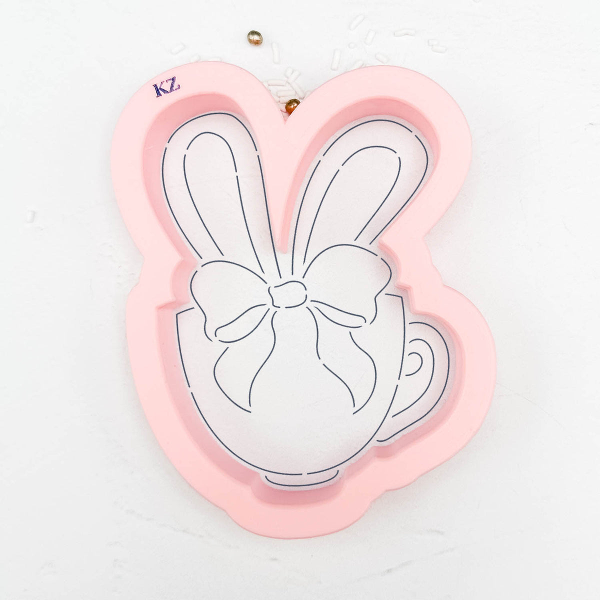 Cookie Cutters Teacup Bunny Ears Cutter/Stencil