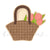 Cookie Cutters Tulip Basket Cutter/Stencil