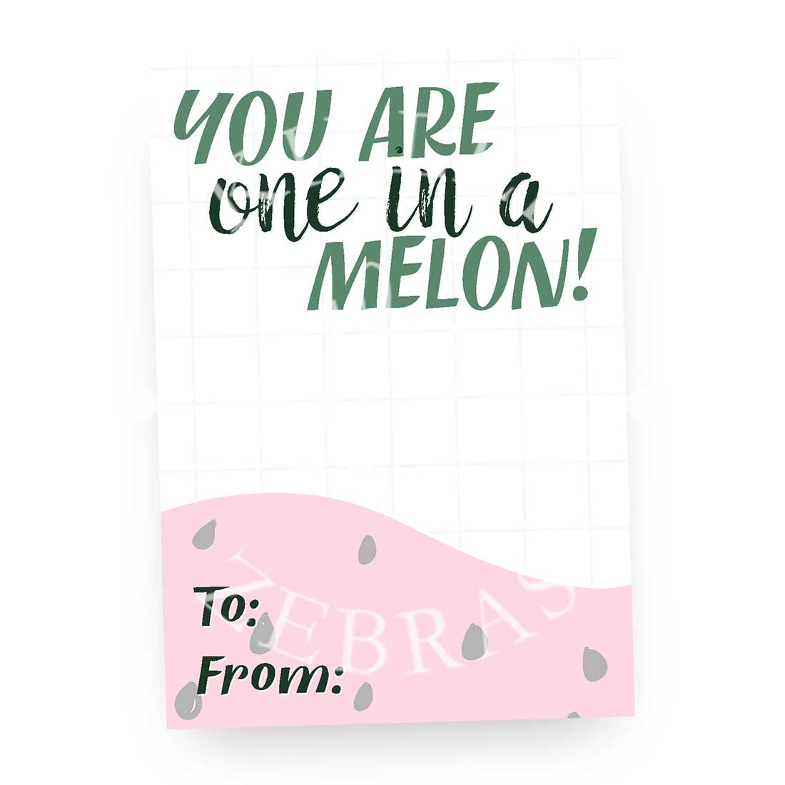 Digital Download You Are One in a Melon Printable Card - Digital Download