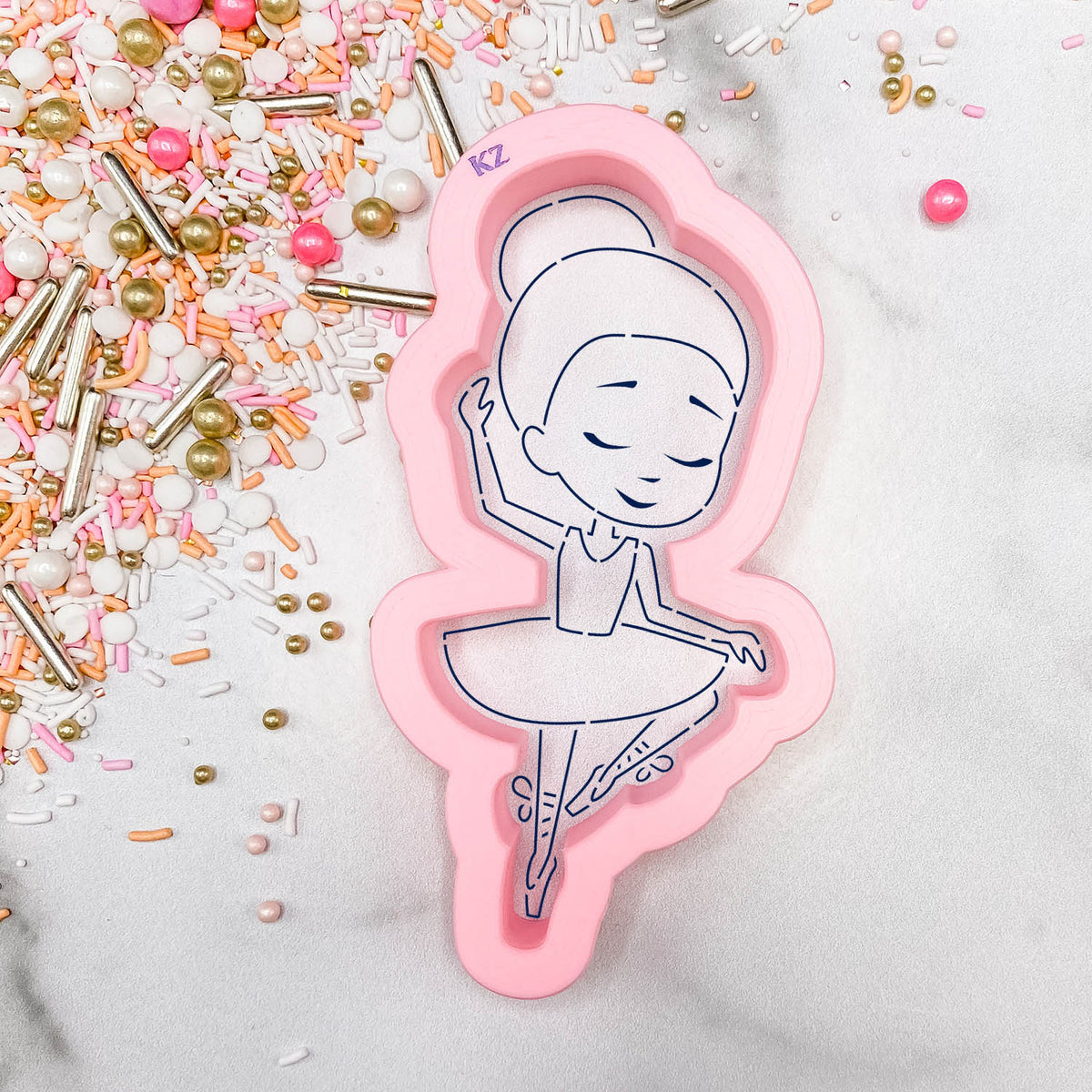 Cookie Cutters Ballerina (Style 2) Cutter/Stencil