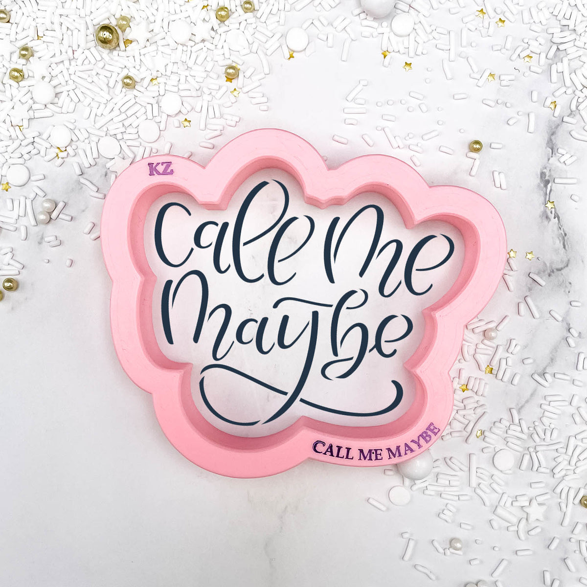 Cookie Cutters Call Me Maybe Hand Lettered