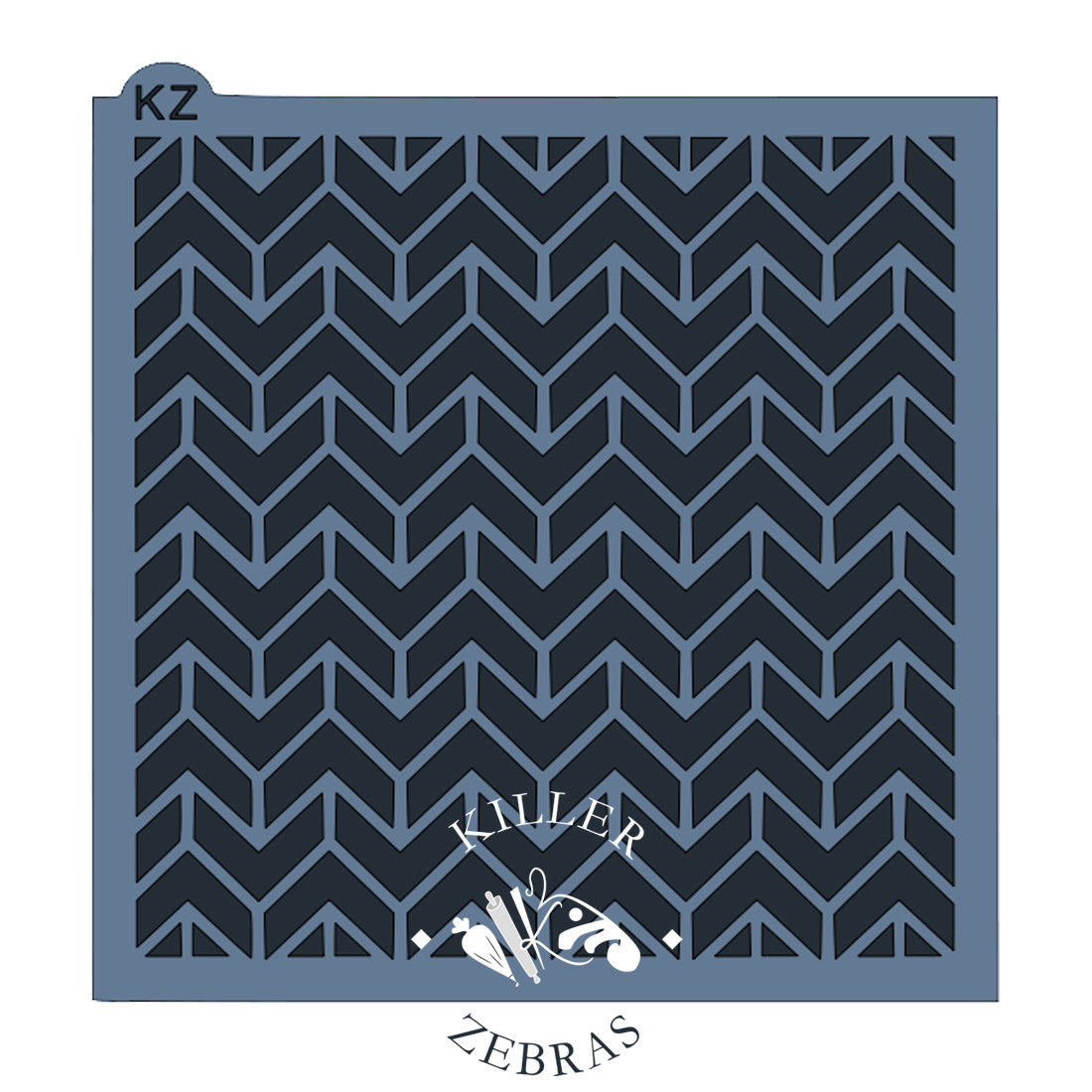 5.5 x 5.5 Stencil Chevron Arrows Stencil