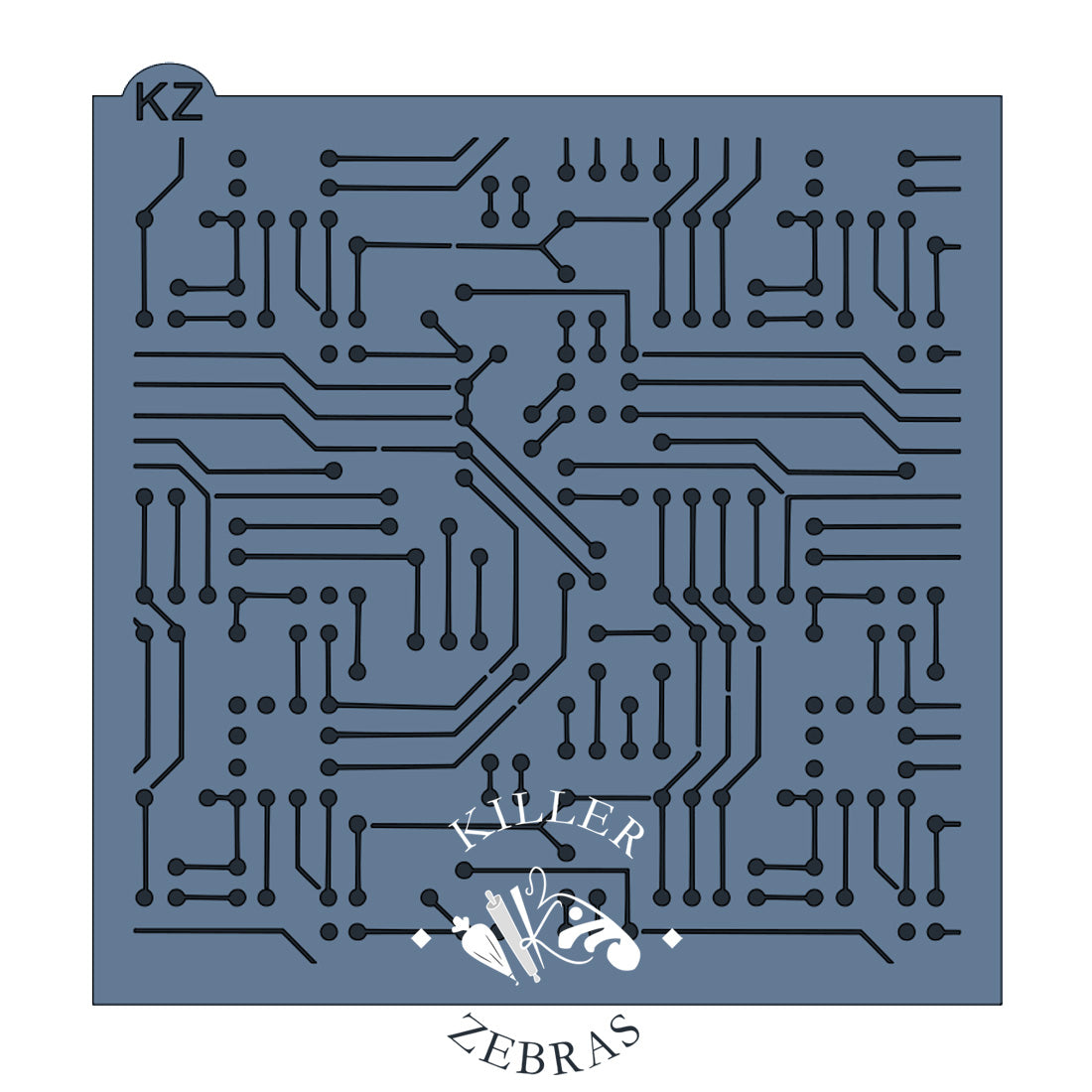 5.5 x 5.5 Stencil Circuit Board Stencil