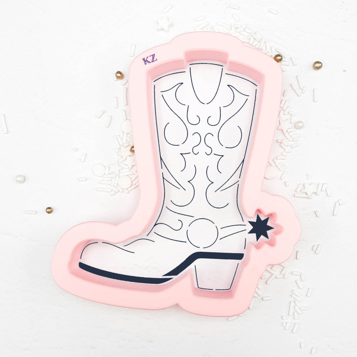 Cookie Cutters Cowboy Boot with Spur Cutter/Stencil