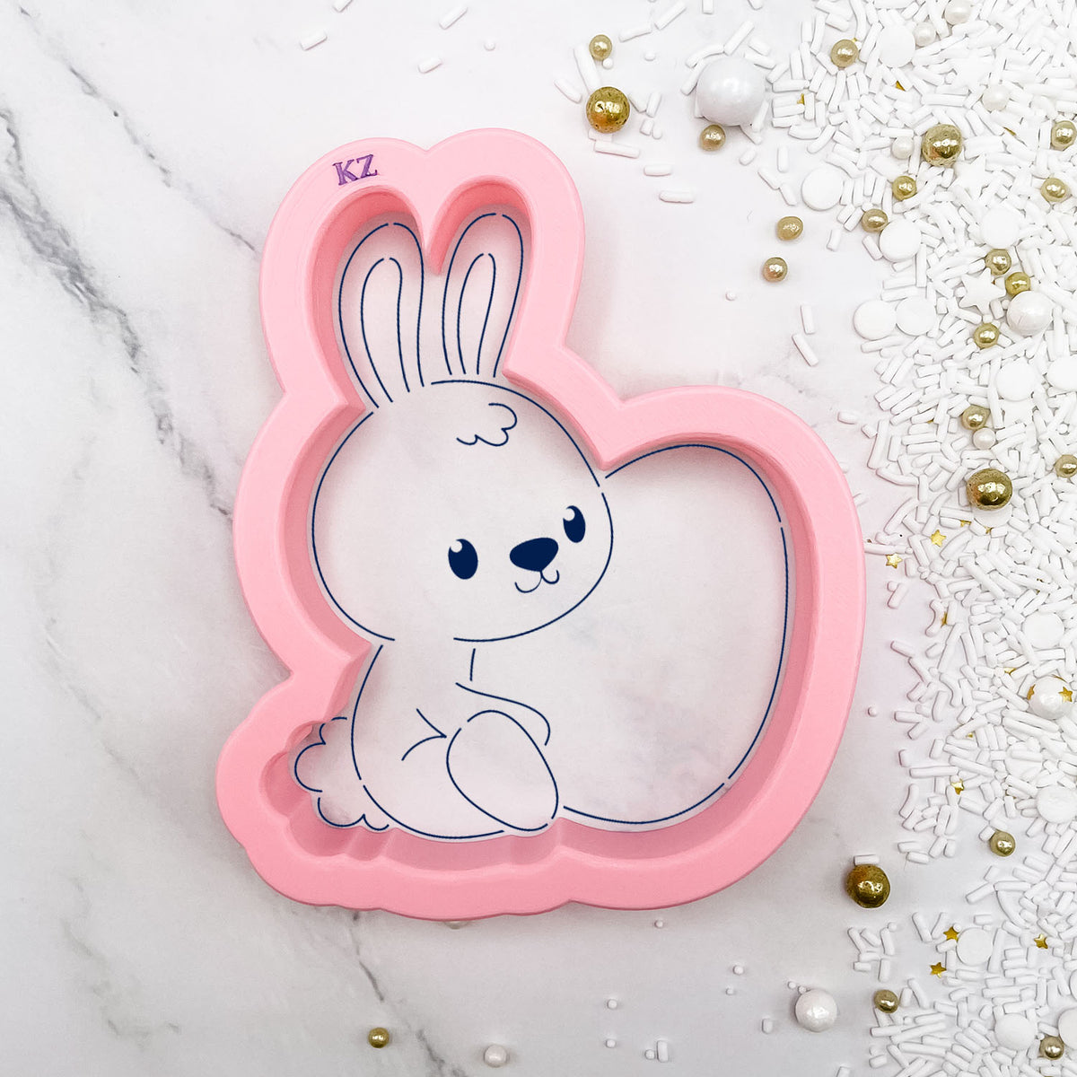 Cookie Cutters Easter Egg Bunny (Style 2) Cutter/Stencil