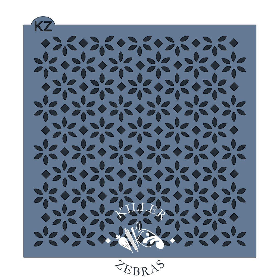 5.5 x 5.5 Stencil Eyelet Lace Stencil