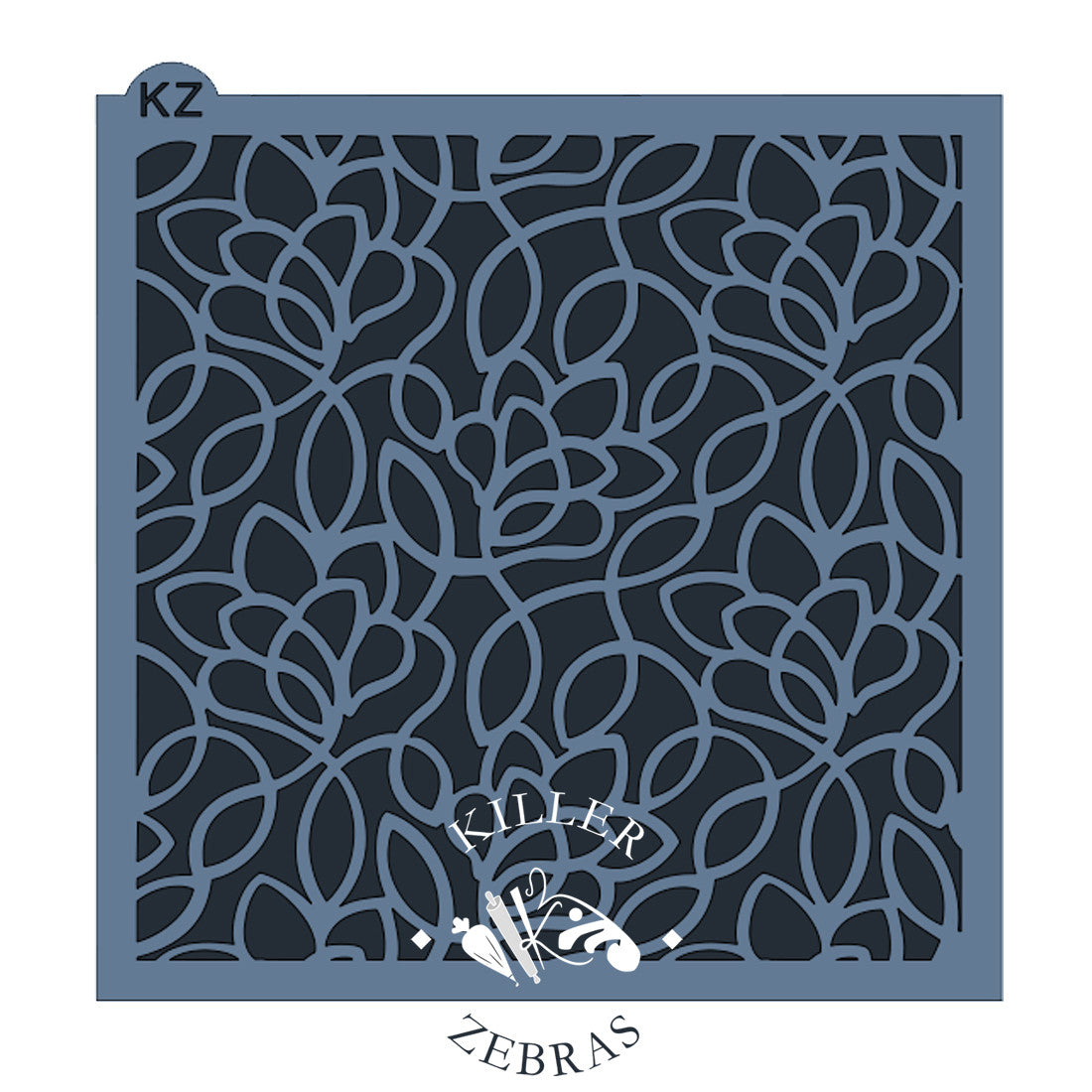 5.5 x 5.5 Stencil Forget-me-nots Stencil