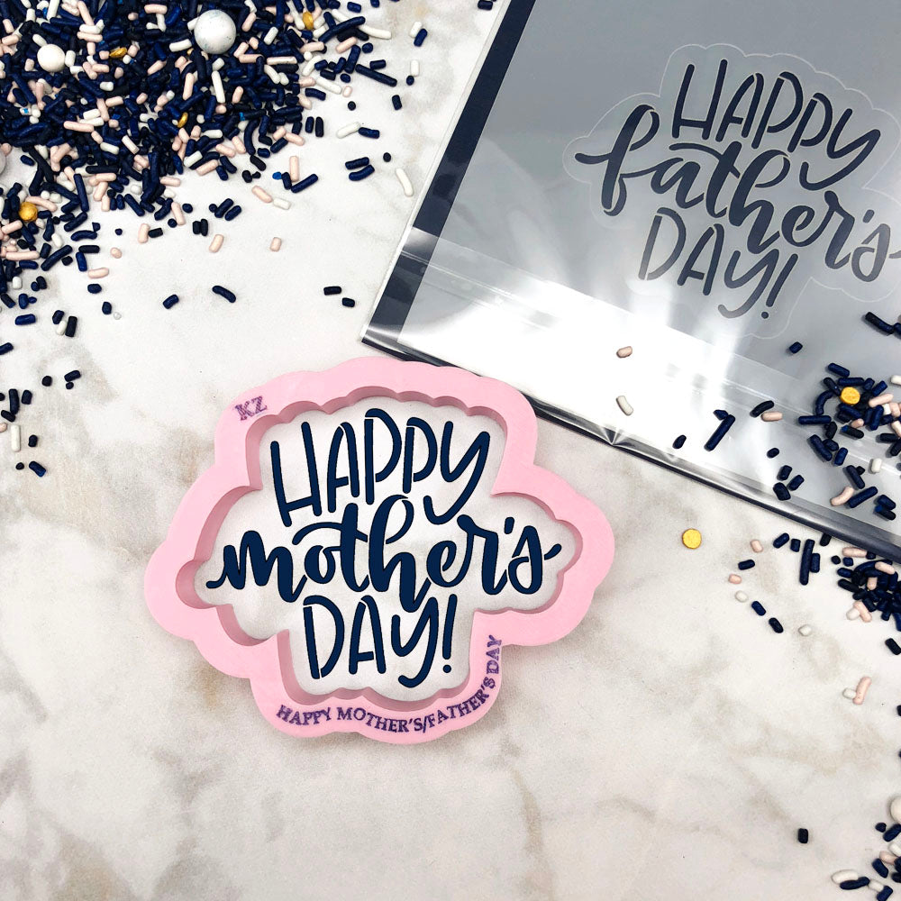 Cookie Cutters Happy Mother&#39;s/Father&#39;s Day Hand Lettered